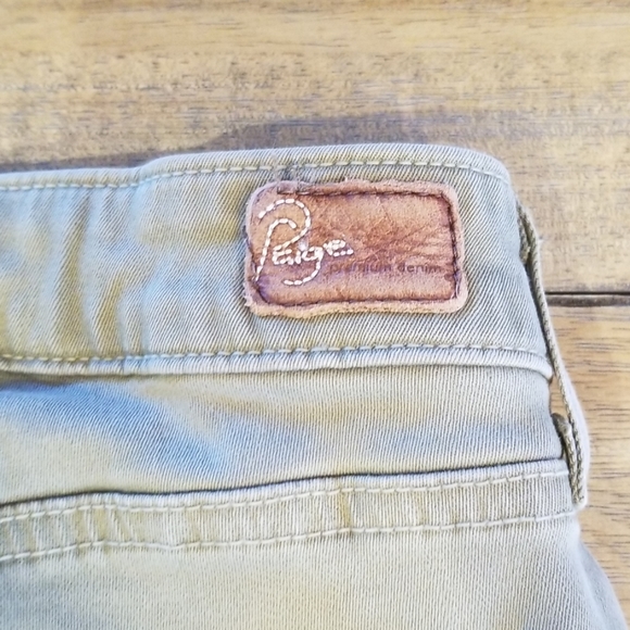 PAIGE Olive Capris - Picture 4 of 6